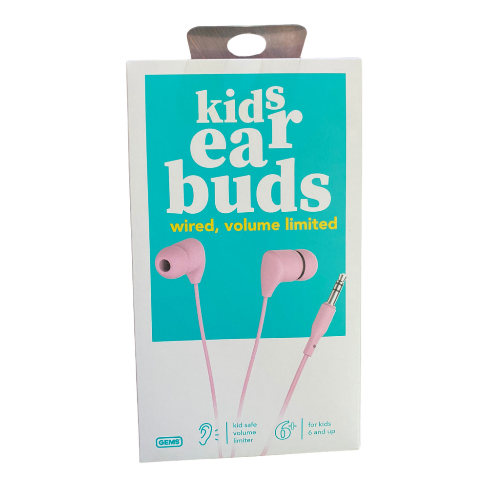 Kids Ear Buds, Volume Limited 3.5 mm Audio Jack